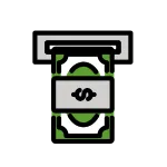 Atm Sign SVG Icon